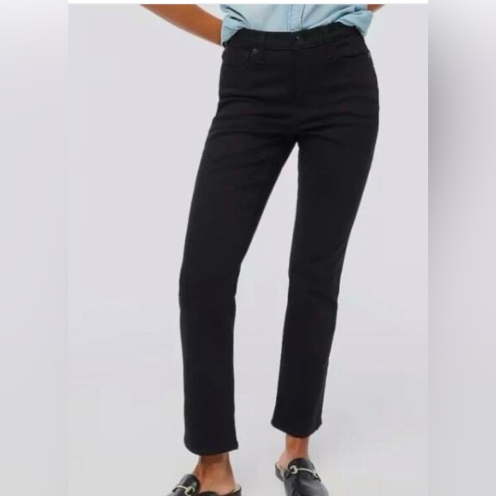 J Crew Mid-rise flare crop Pants